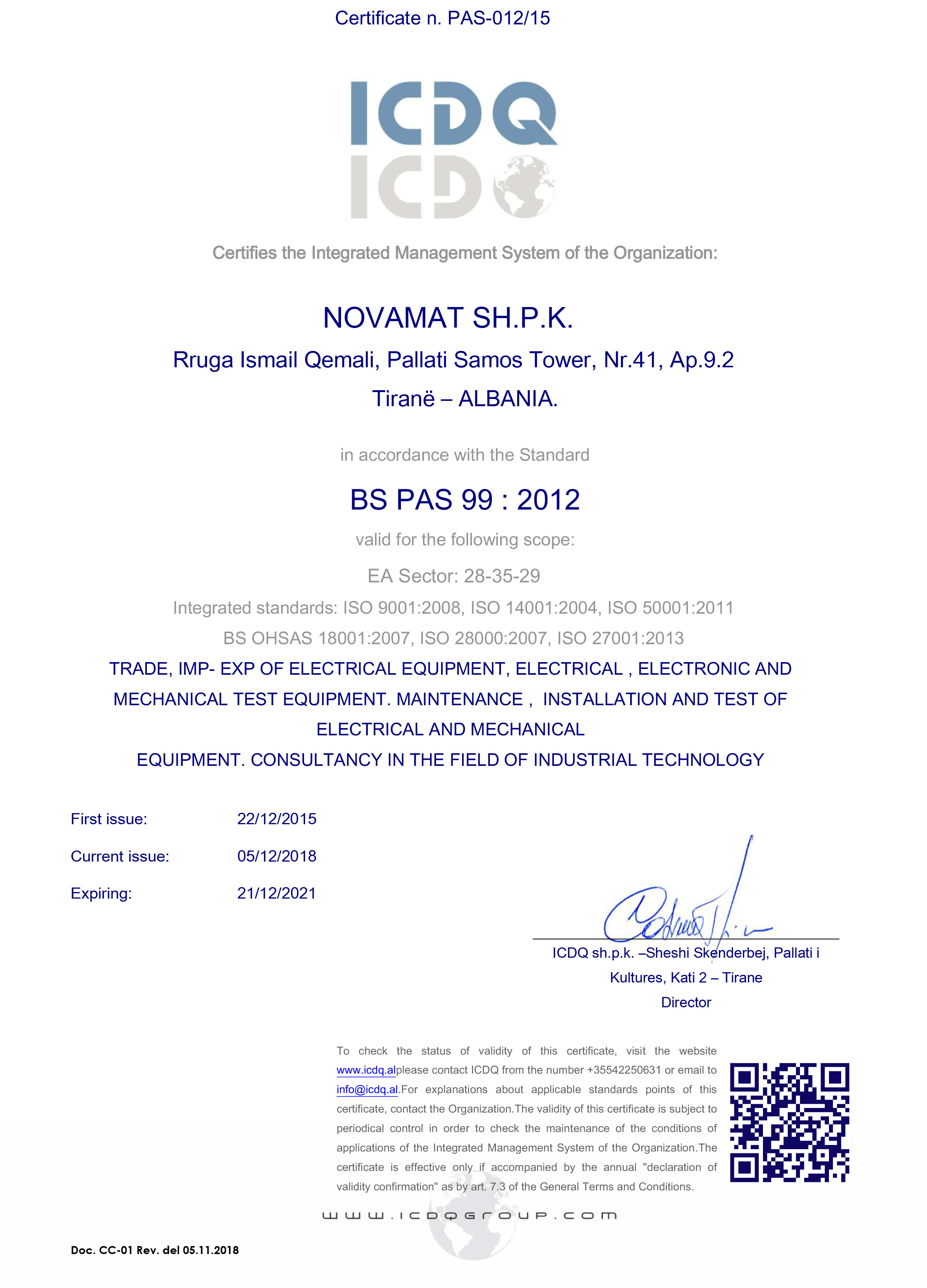 ISO-pas99